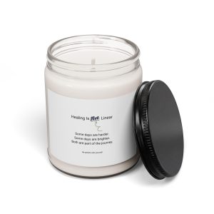 Healing Is Not Linear Candle | Mental Health, Self Care, Inspirational Soy Wax Candle
