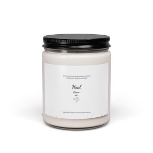 Heal Grow Glow Scented Soy Candle – Self Care, Wellness, Inspirational Gift