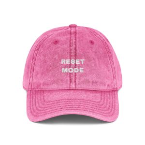 Embroidered Distressed Baseball Cap | Vintage Cotton Twill Summer Hat